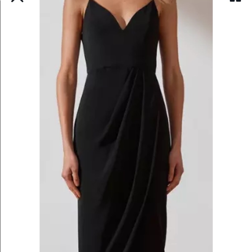 ShonaJoy Coctail Dress NWT Black Soft Elegant